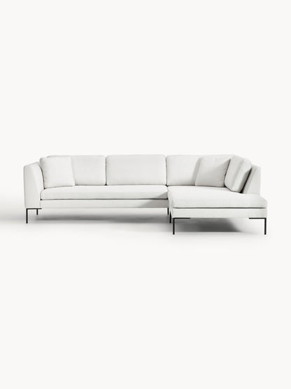 Emravia Corner Sofa with Metal Legs