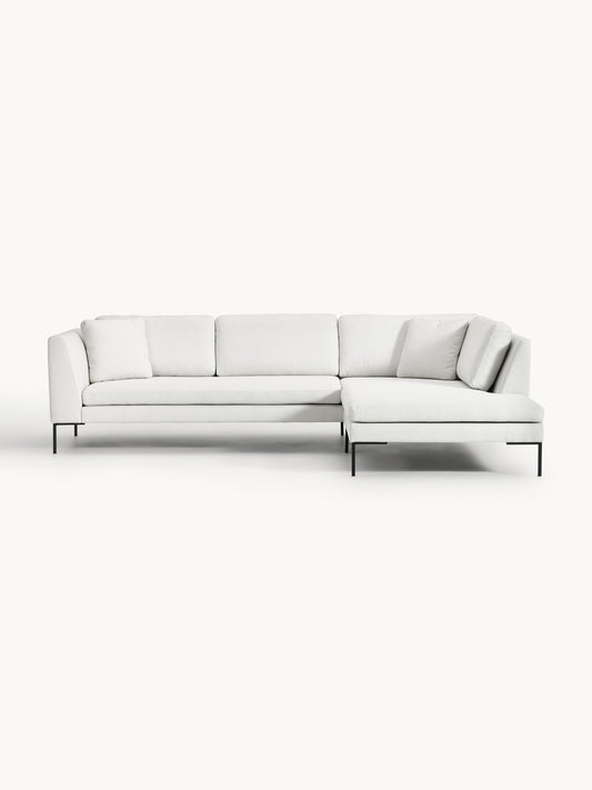 Emravia Corner Sofa with Metal Legs