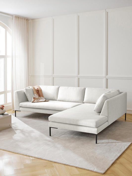 Emravia Corner Sofa with Metal Legs