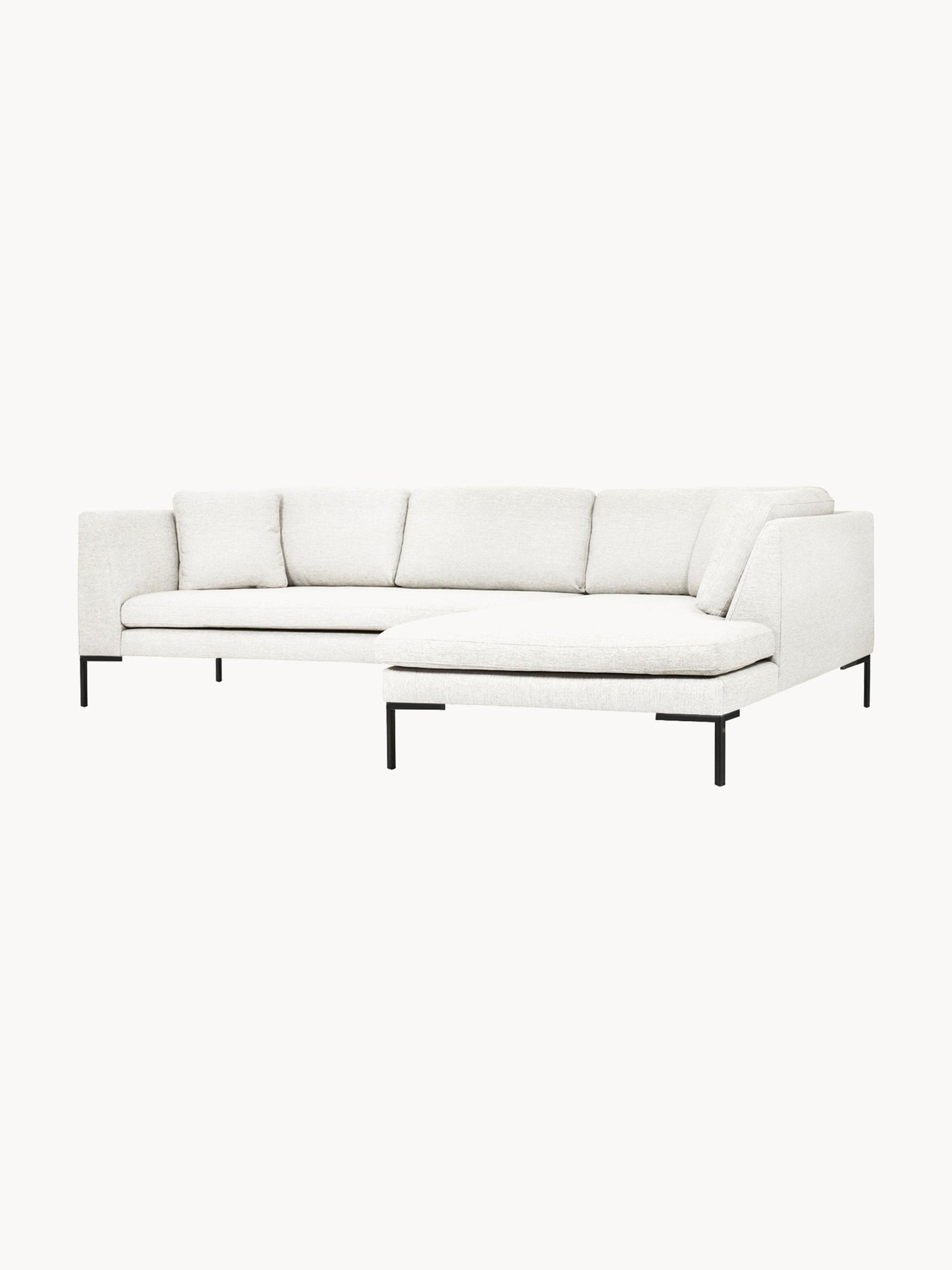 Emravia Corner Sofa with Metal Legs