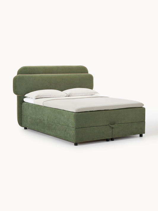 Enrmara Box Spring Bed with Storage
