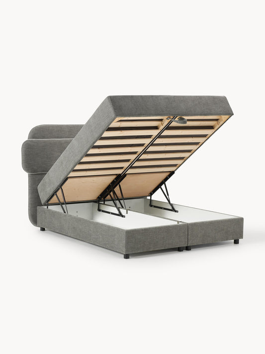 Enrmara Box Spring Bed with Storage