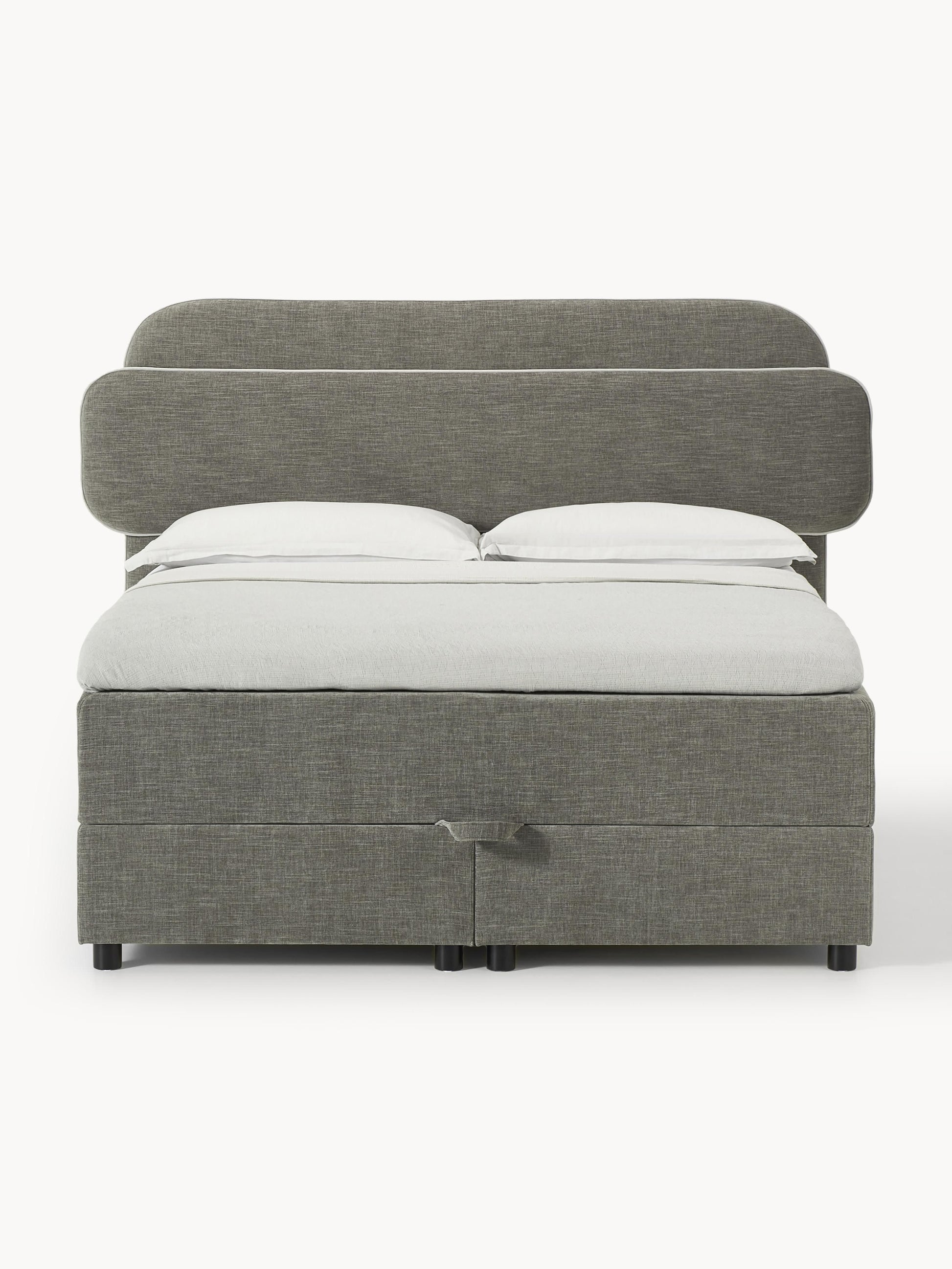 Enrmara Box Spring Bed with Storage