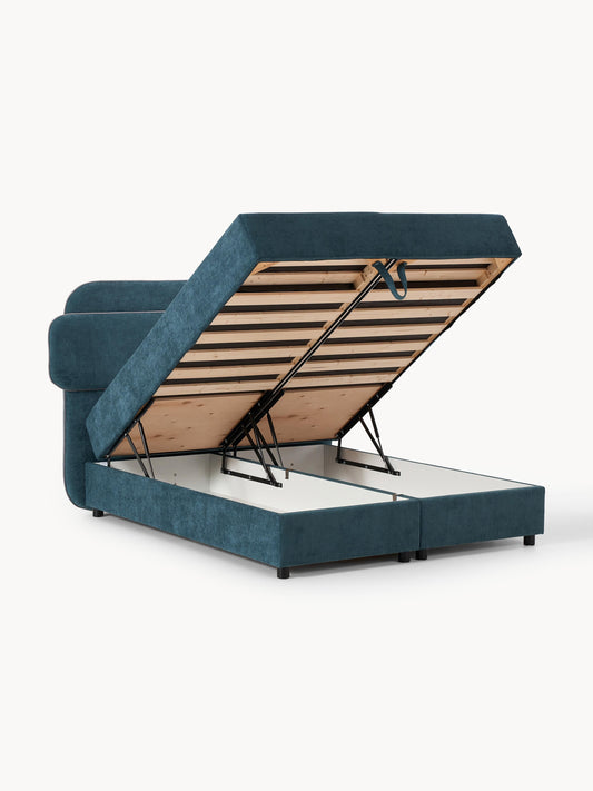 Enrmara Box Spring Bed with Storage