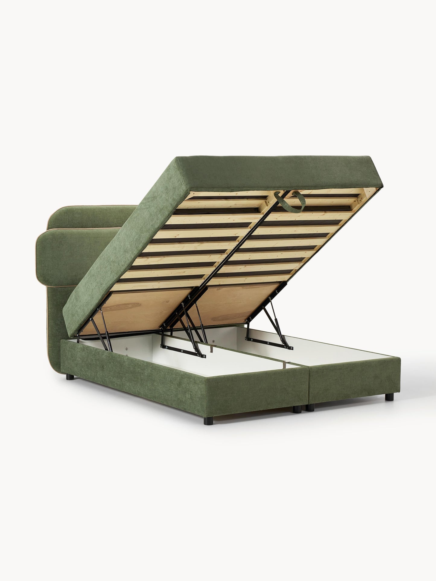 Enrmara Box Spring Bed with Storage