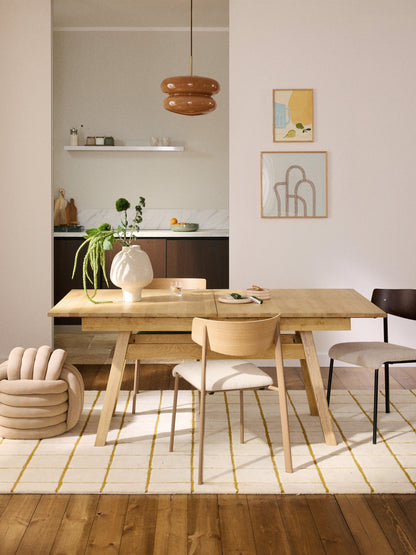 Ethrado Extendable Dining Table, 180 - 220 x 100 cm