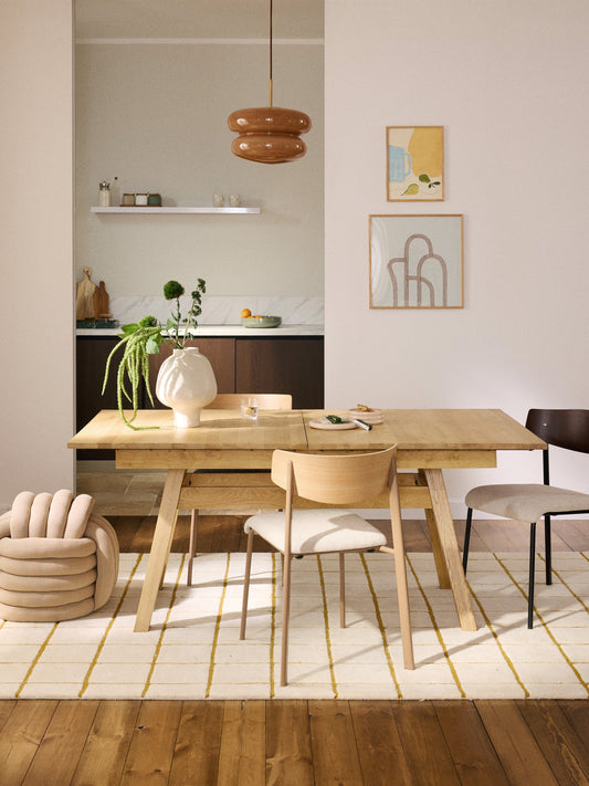 Ethrado Extendable Dining Table, 180 - 220 x 100 cm