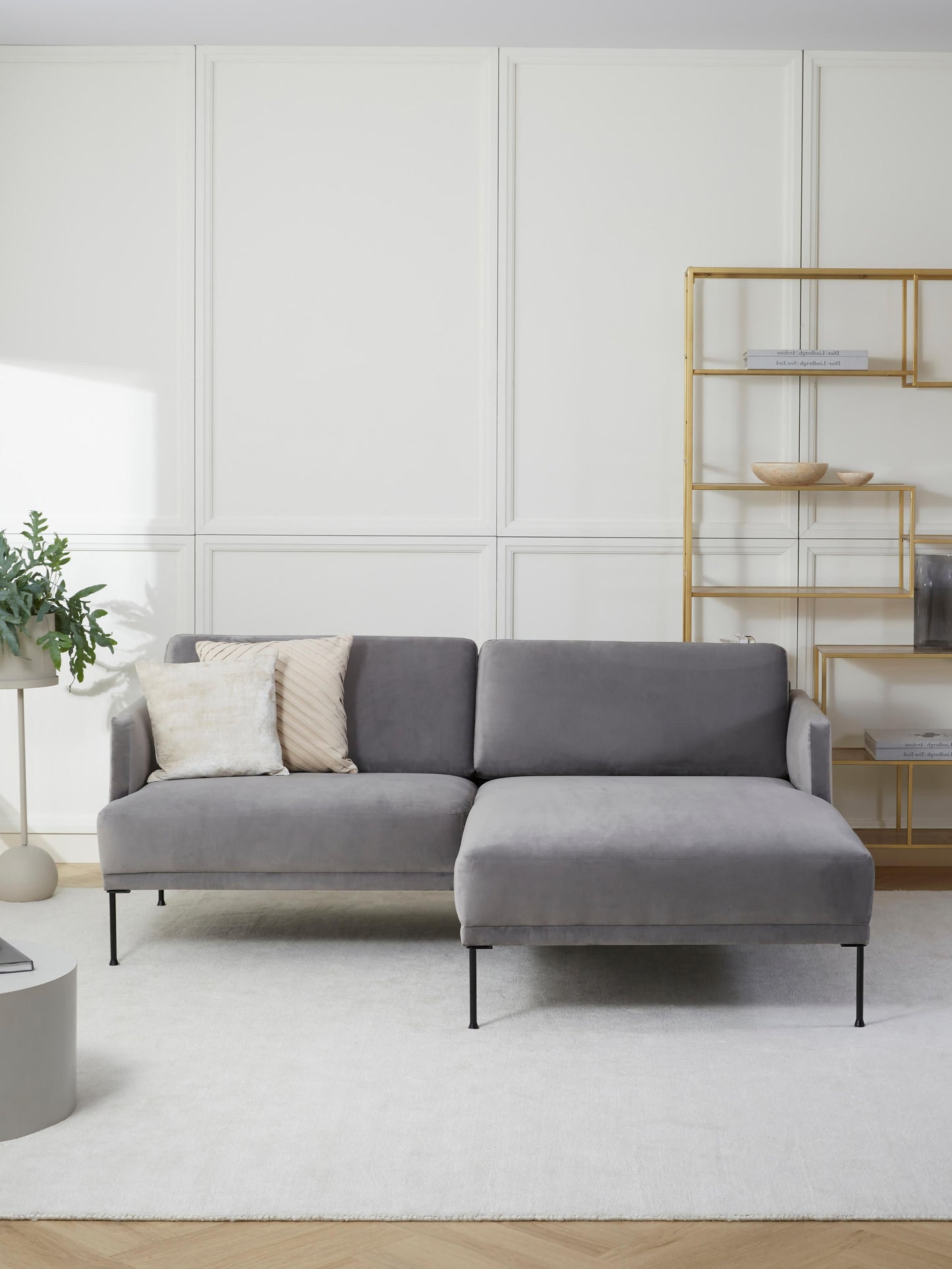 Flurenza Small Corner Sofa in Velvet