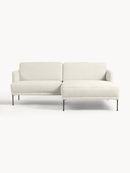 Flurenza Small Teddy Fabric Corner Sofa