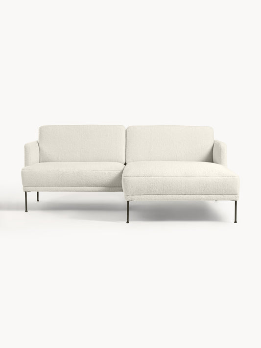 Flurenza Small Teddy Fabric Corner Sofa
