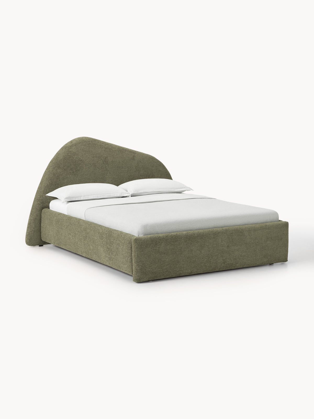 Garvale Upholstered Bed in Bouclé