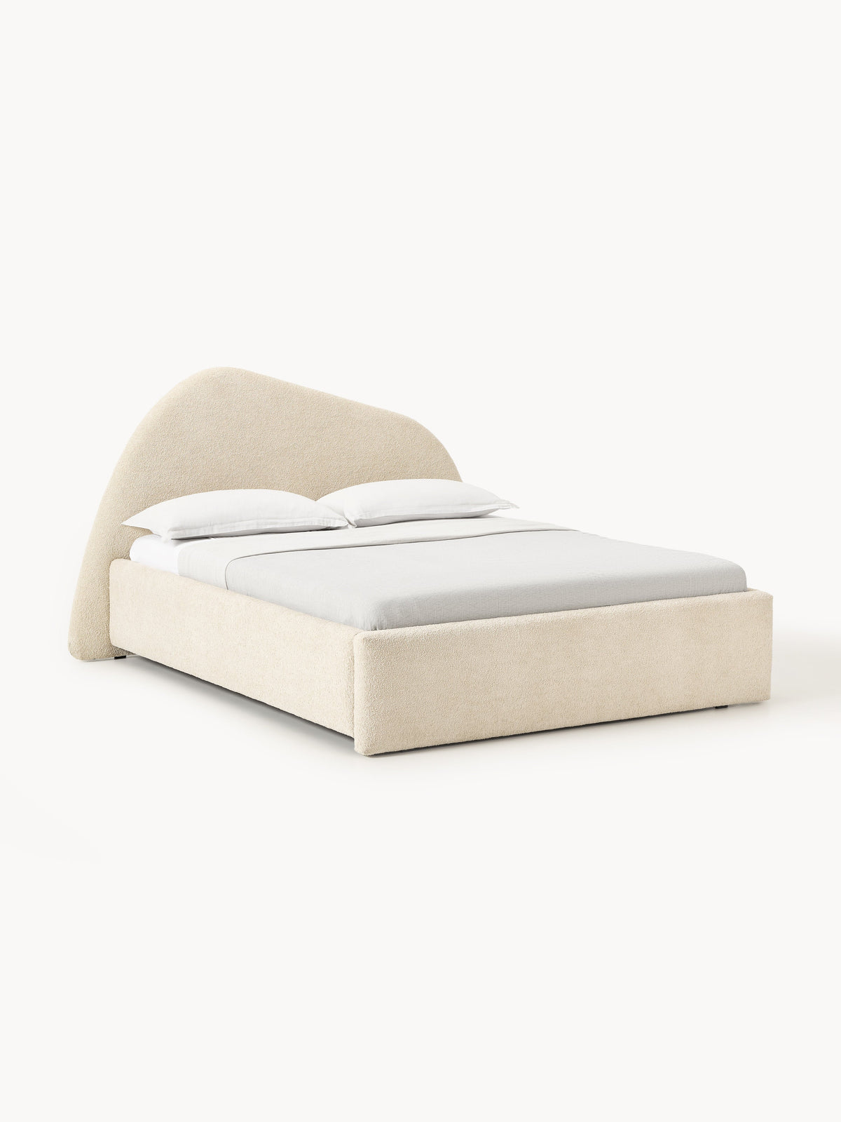 Garvale Upholstered Bed in Bouclé