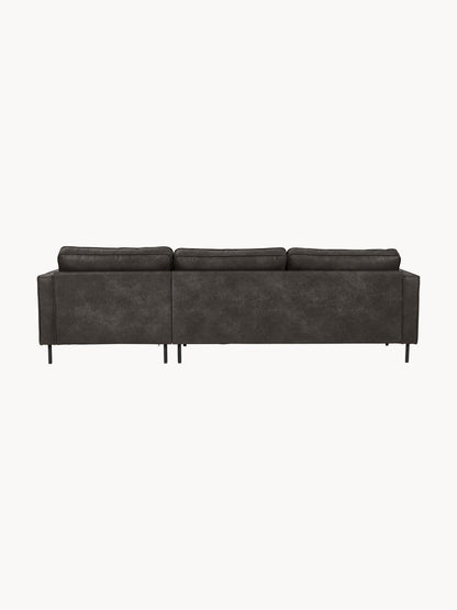 Huntora 3-Seater Corner Sofa in Leather