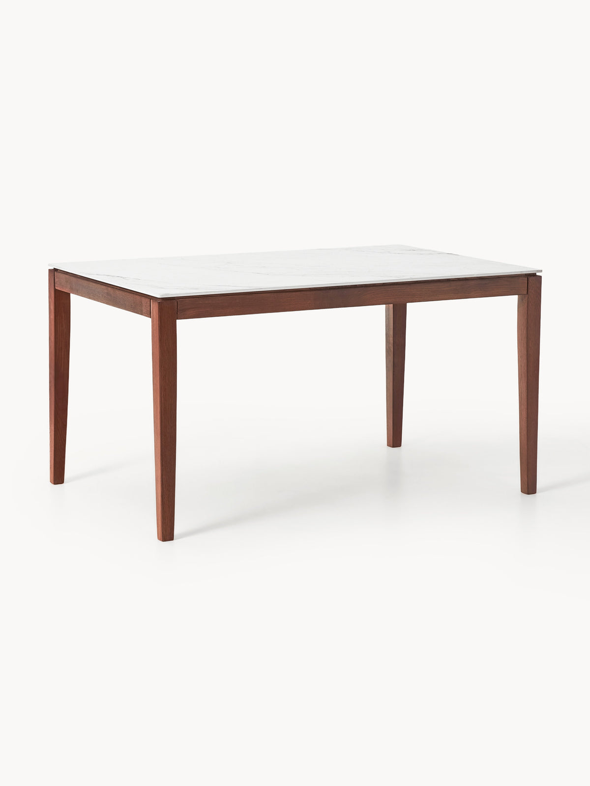Jackrado Dining Table with Marble-Look Tabletop, in Various Sizes