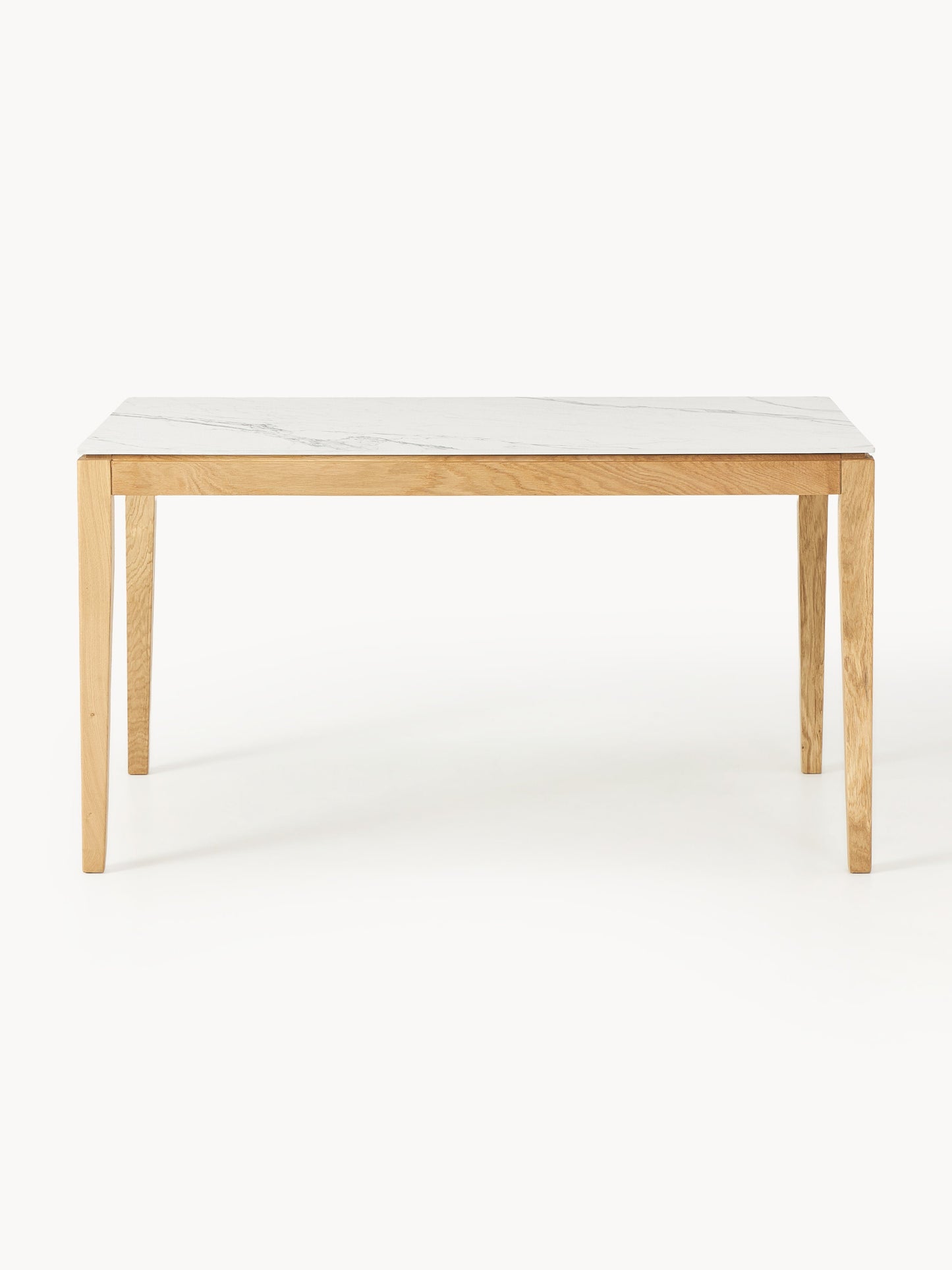 Jackrado Dining Table with Marble-Look Tabletop, in Various Sizes