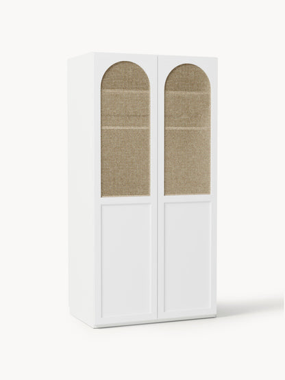 Jenvella Modular Hinged-Door Wardrobe, 100 cm Wide, in Various Sizes