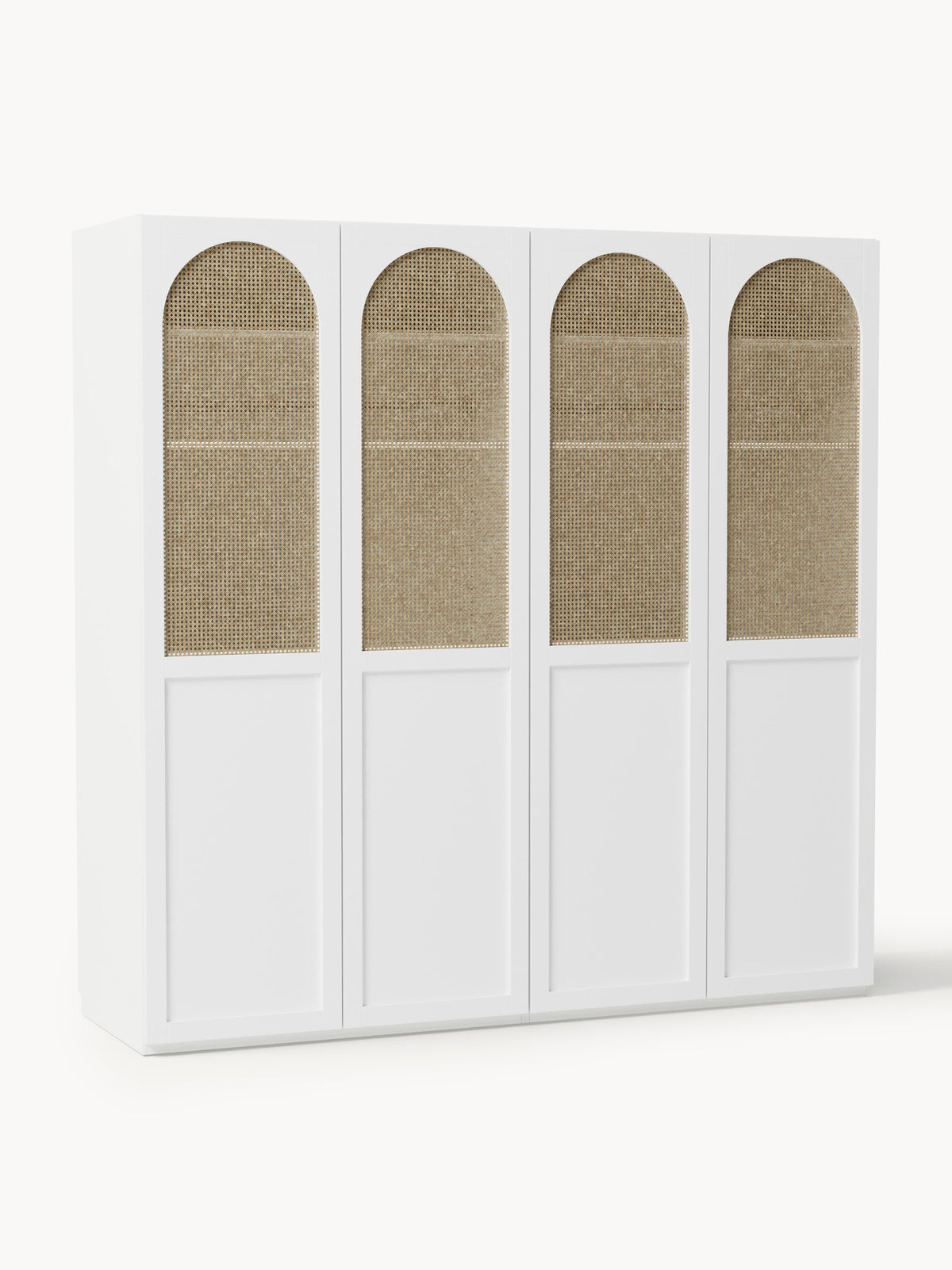 Jenvella Modular Hinged-Door Wardrobe, 200 cm Wide, in Various Sizes