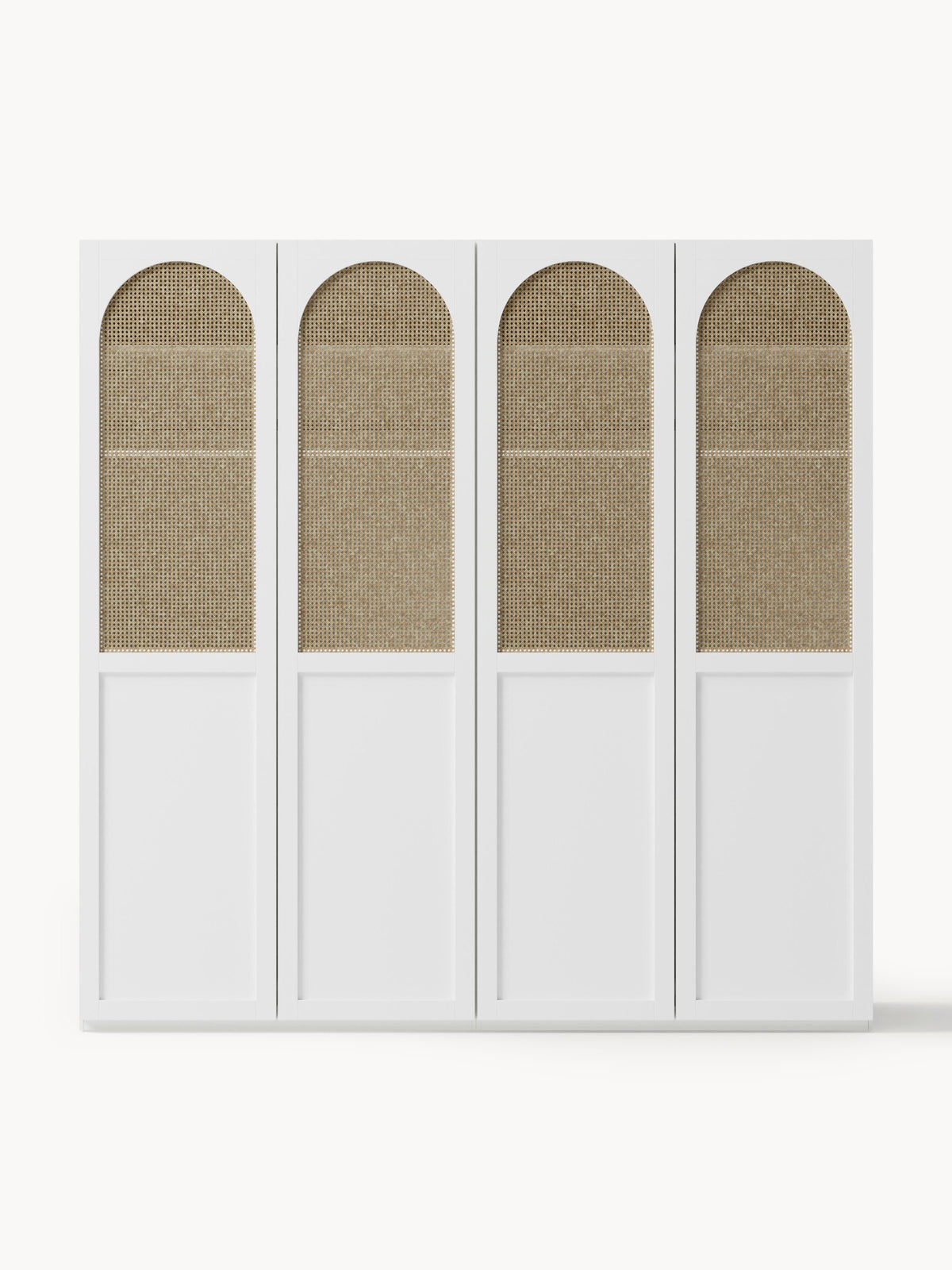 Jenvella Modular Hinged-Door Wardrobe, 200 cm Wide, in Various Sizes
