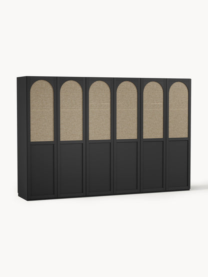 Jenvella Modular Hinged-Door Wardrobe, 300 cm Wide, in Various Sizes