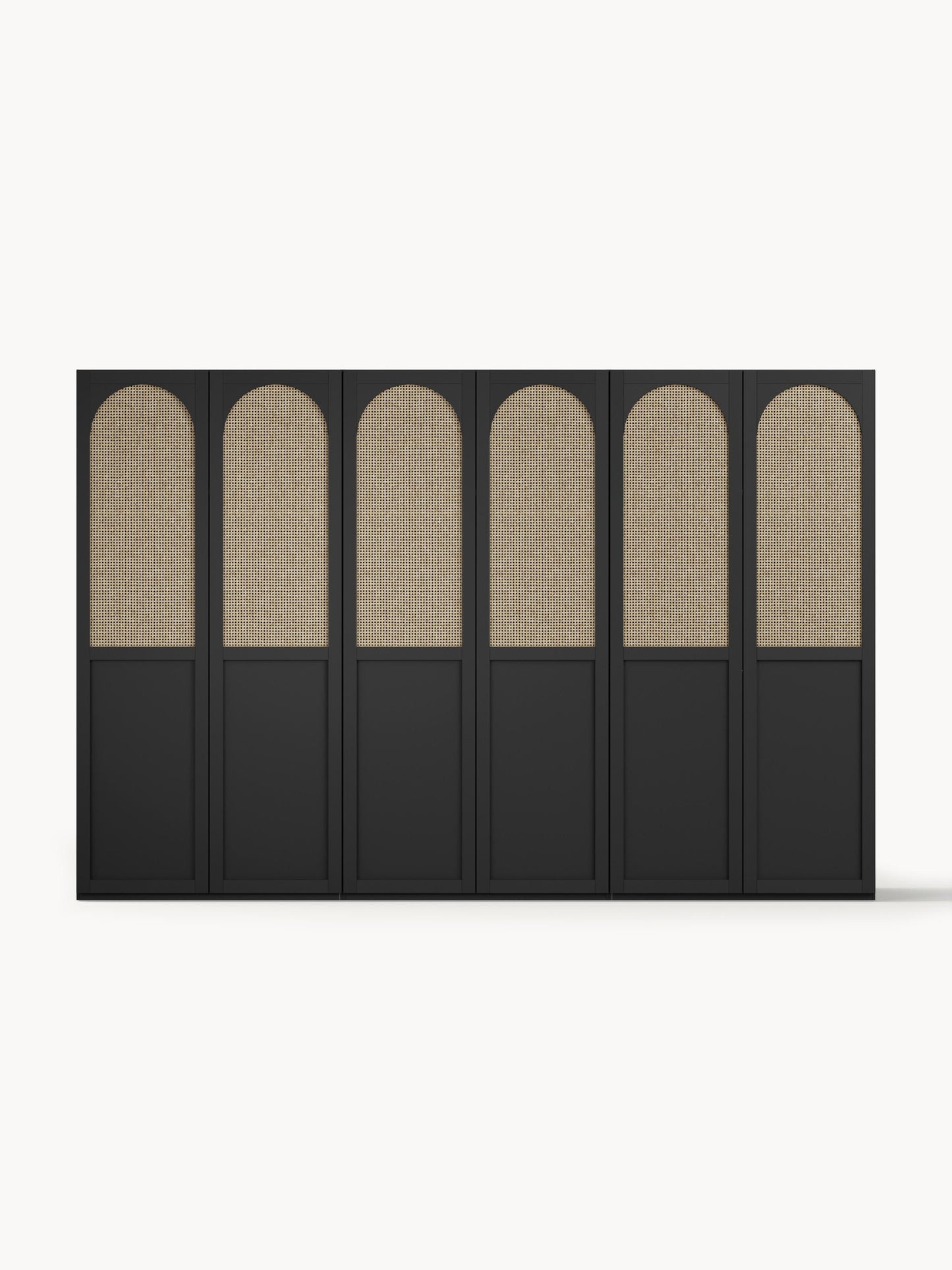Jenvella Modular Hinged-Door Wardrobe, 300 cm Wide, in Various Sizes