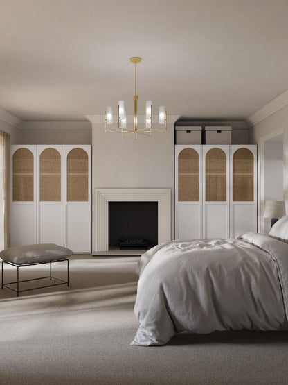 Jenvella Modular Hinged-Door Wardrobe, 50 cm Wide, in Various Sizes