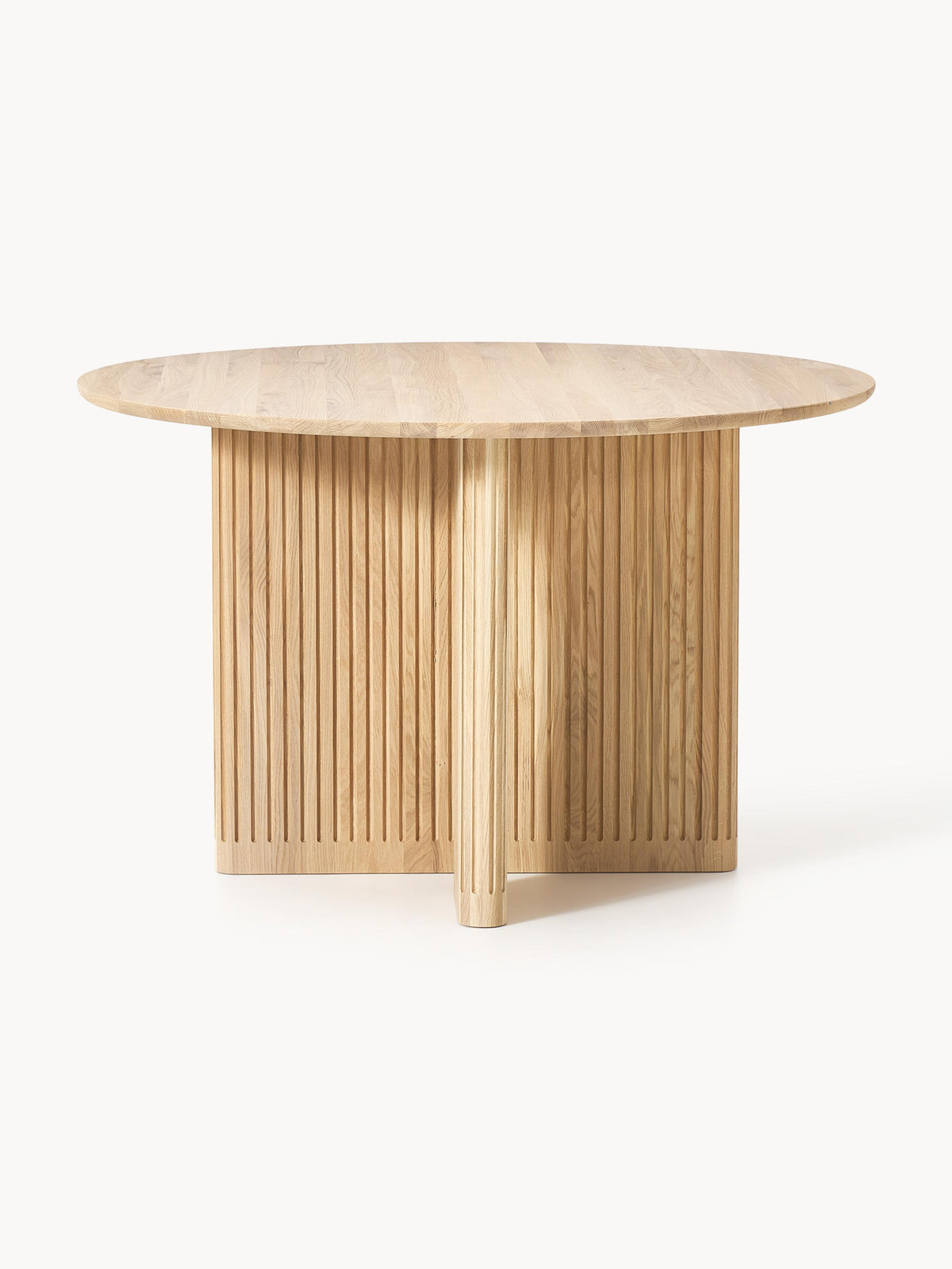 Jolbria Round Oak Dining Table, Ø 120 cm