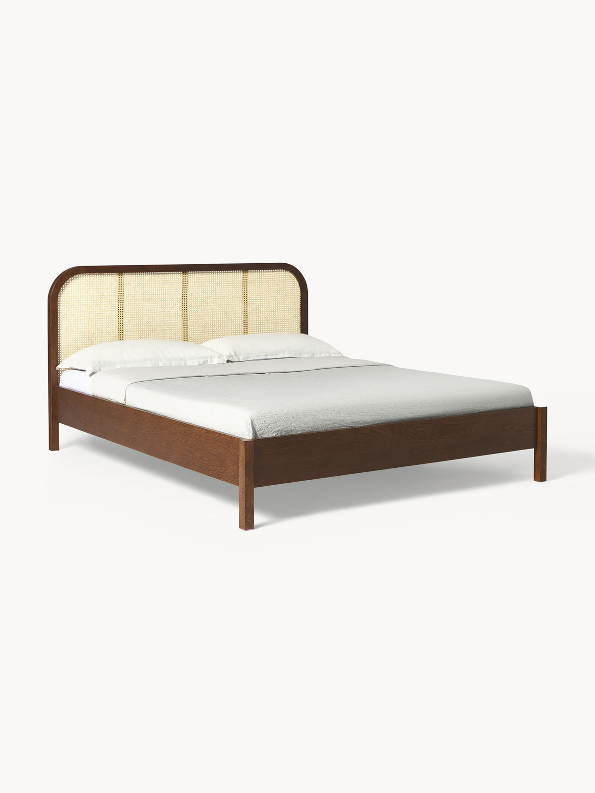 Jonmara Wooden Bed with Vienna Cane Headboard