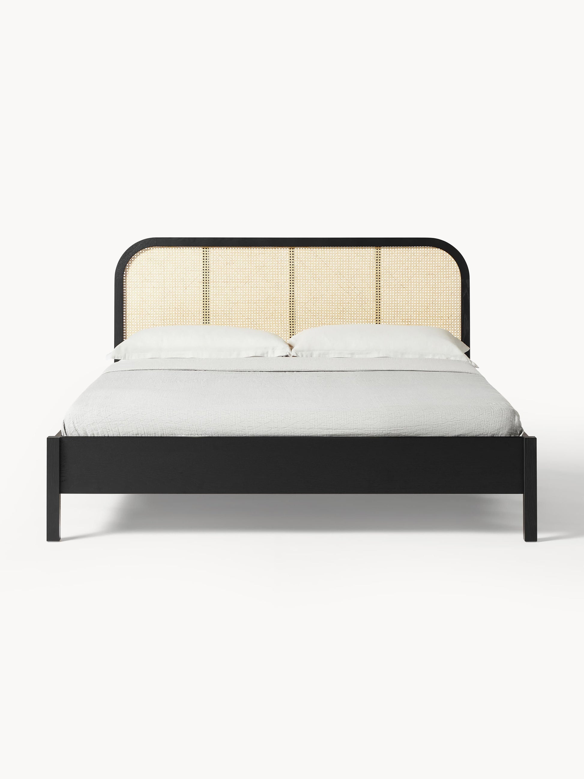 Jonmara Wooden Bed with Vienna Cane Headboard