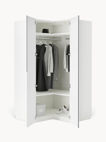 Lenmarco Modular Corner Wardrobe, 115 cm Wide, in Various Sizes