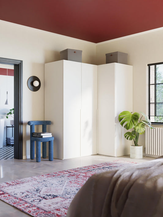 Lenmarco Modular Corner Wardrobe, 165 cm Wide, in Various Sizes