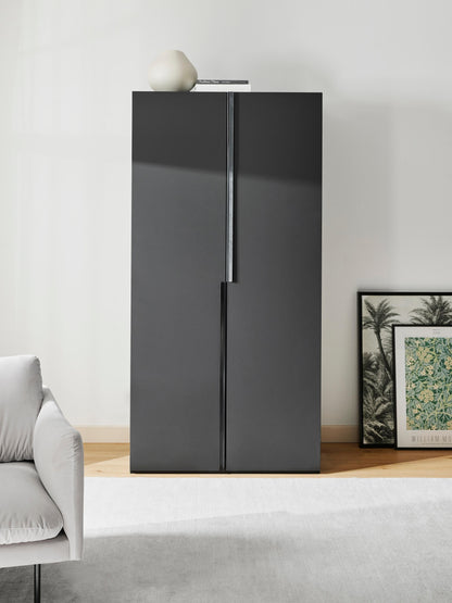 Lenmarco Modular Hinged-Door Wardrobe, 100 cm Wide, in Various Sizes