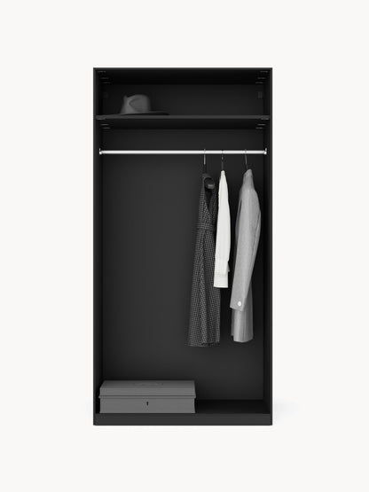 Lenmarco Modular Hinged-Door Wardrobe, 100 cm Wide, in Various Sizes