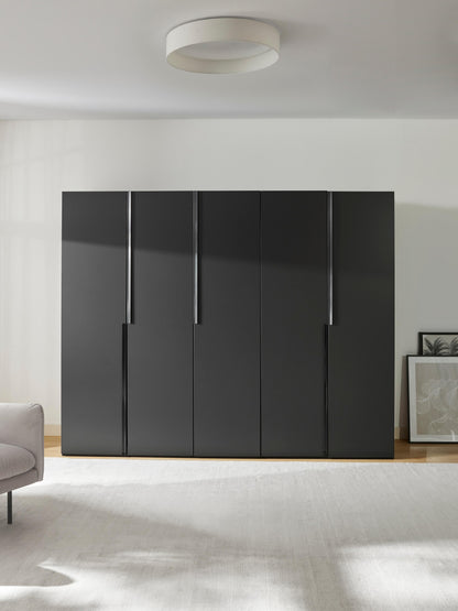 Lenmarco Modular Hinged-Door Wardrobe, 250 cm Wide, in Various Sizes