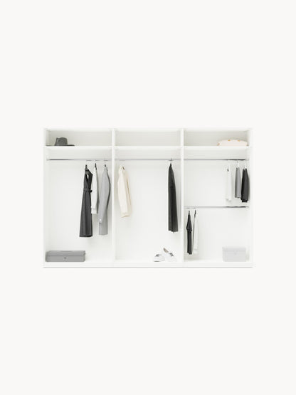 Lenmarco Modular Hinged-Door Wardrobe, 300 cm Wide, in Various Sizes