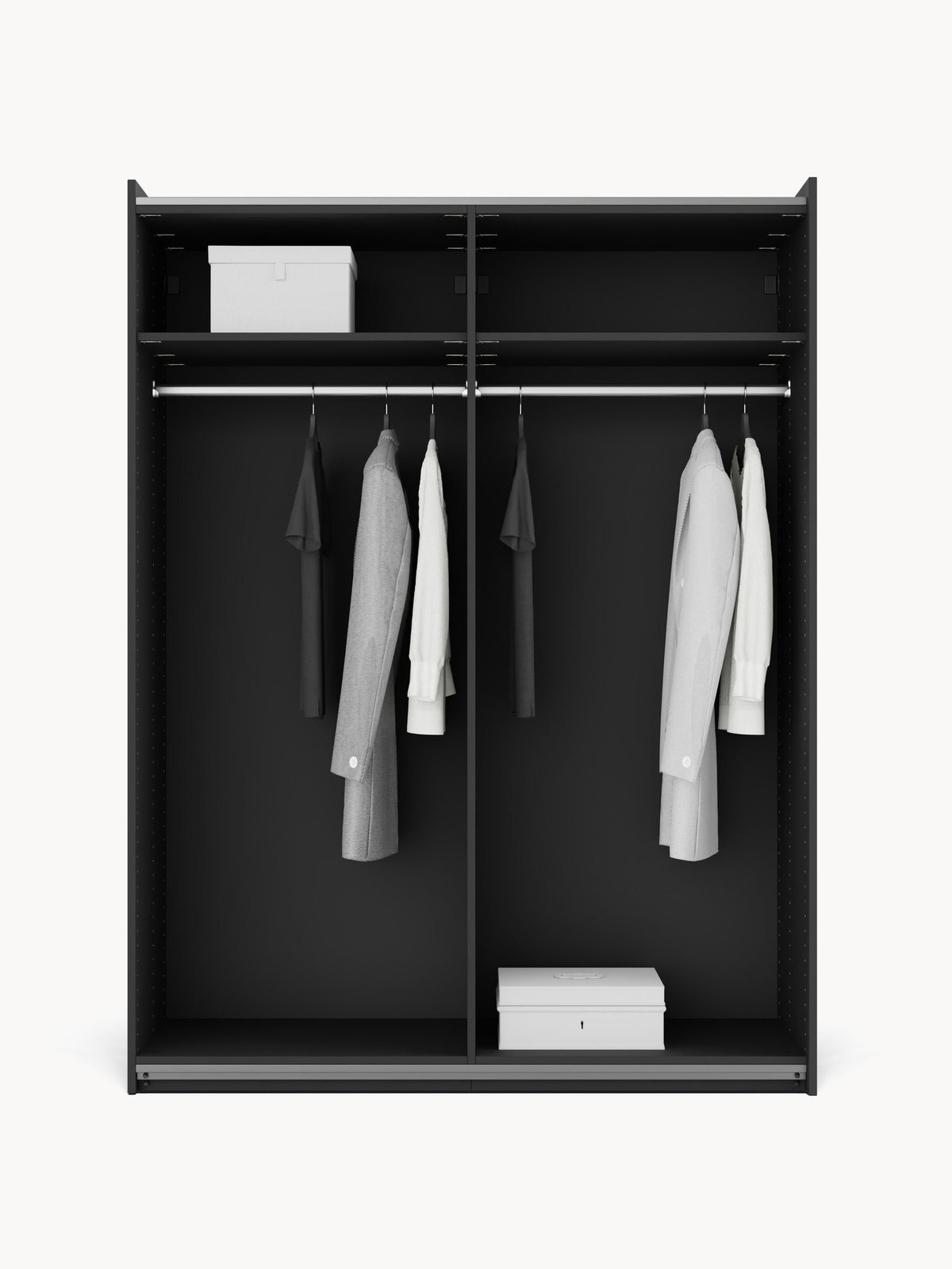 Lenmarco Modular Sliding-Door Wardrobe, 150 cm Wide, in Various Sizes
