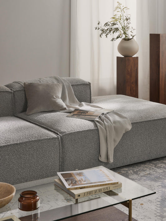 Lenzano Bouclé Ottoman Module