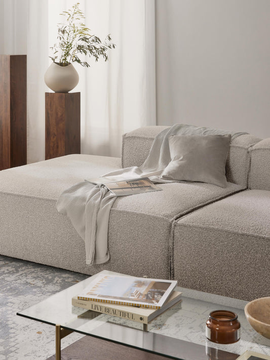 Lenzano Bouclé Ottoman Module