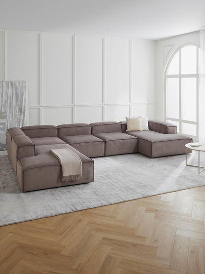 Lenzano Corduroy Ottoman Corner Module