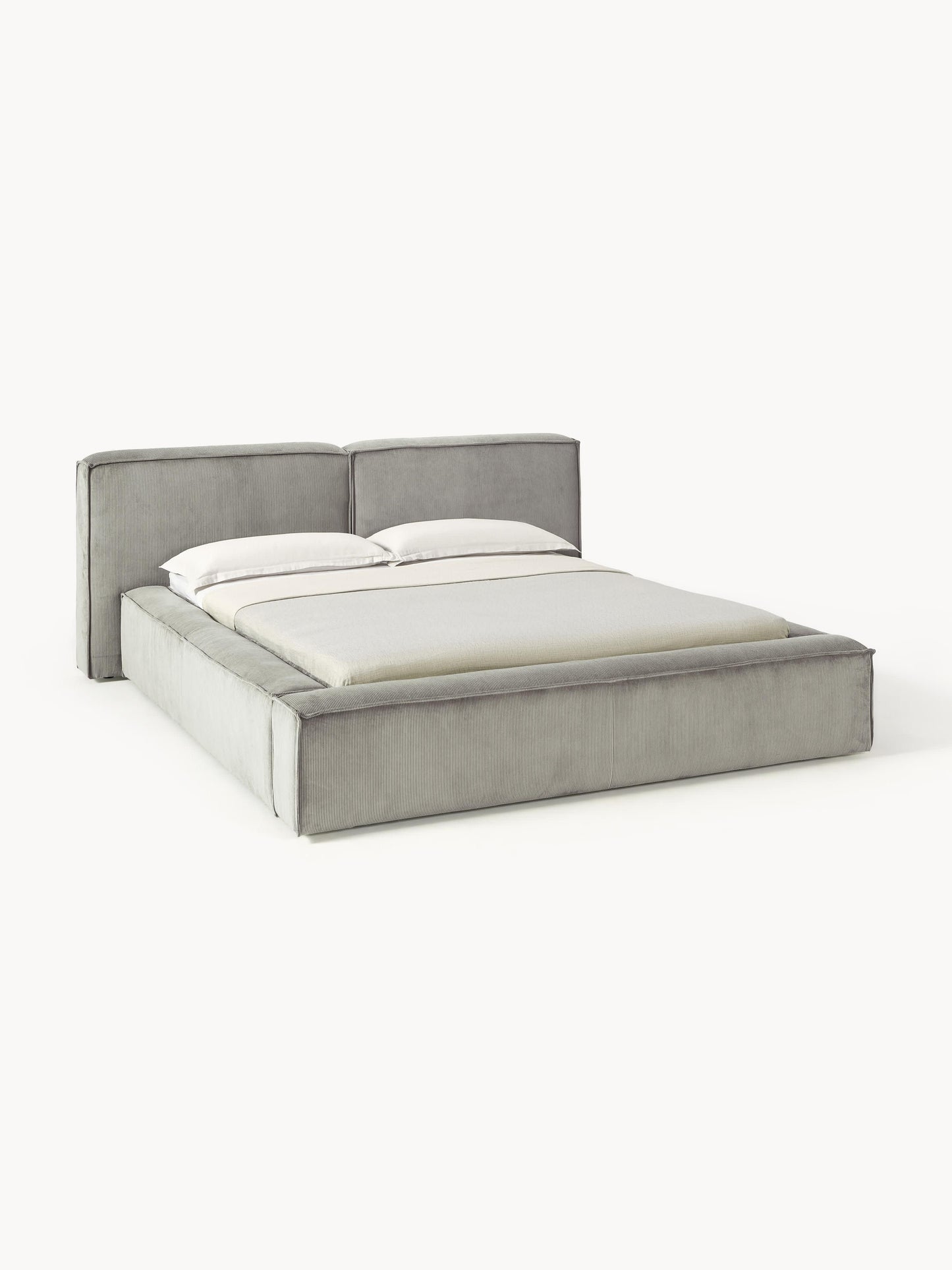 Lenzano Corduroy Upholstered Bed