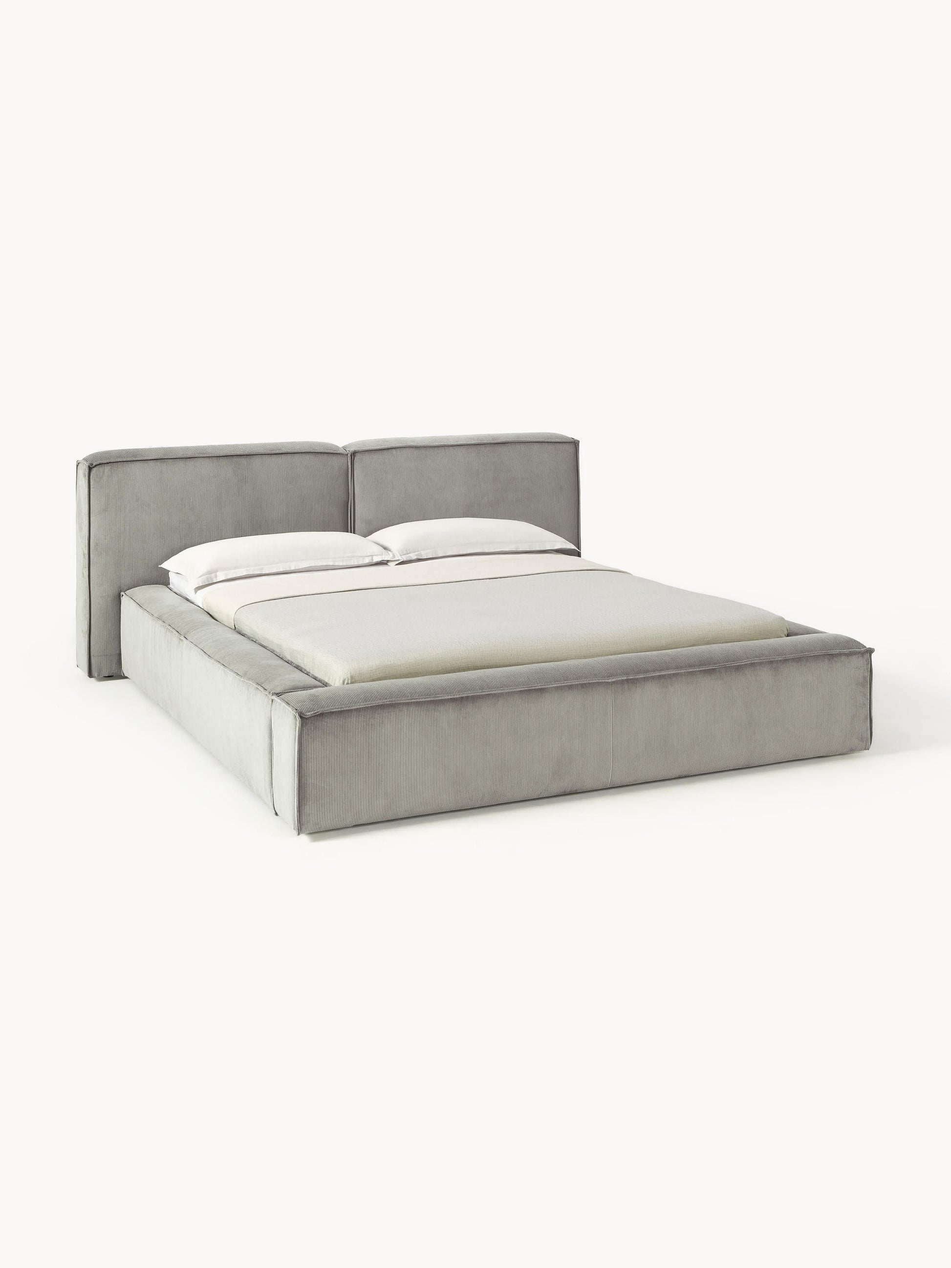 Lenzano Corduroy Upholstered Bed