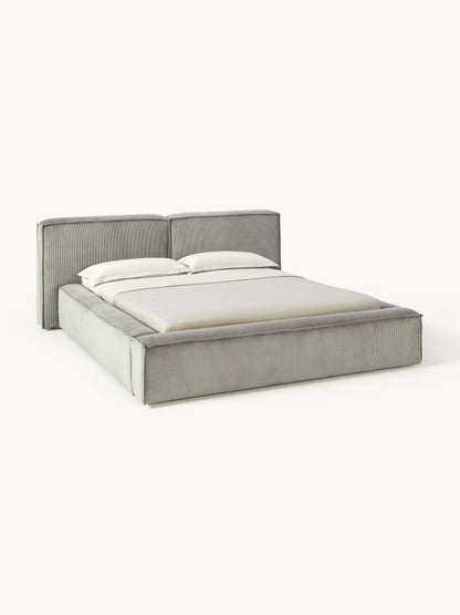 Lenzano Corduroy Upholstered Bed