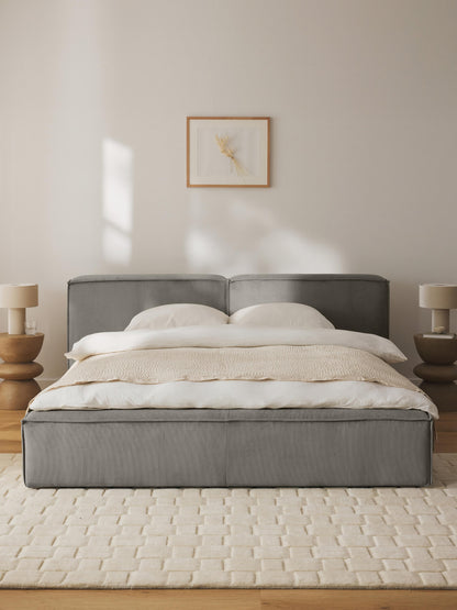 Lenzano Corduroy Upholstered Bed
