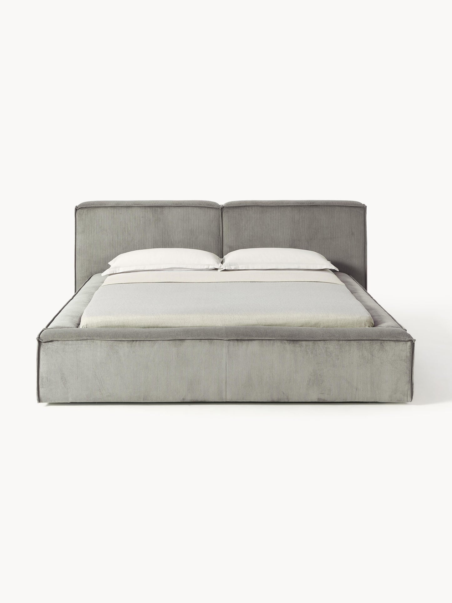 Lenzano Corduroy Upholstered Bed