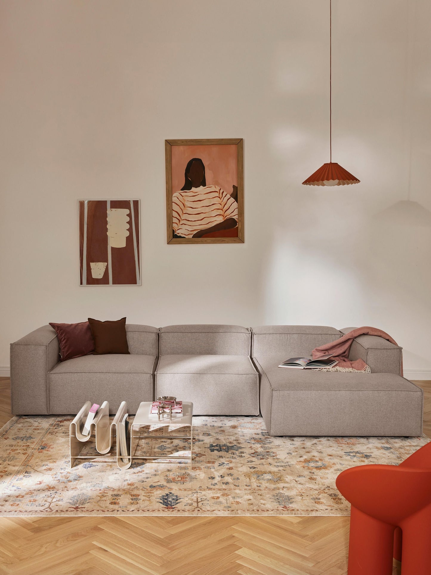 Lenzano Corner Ottoman Module