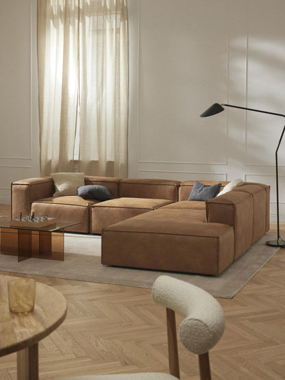 Lenzano Leather Ottoman Module