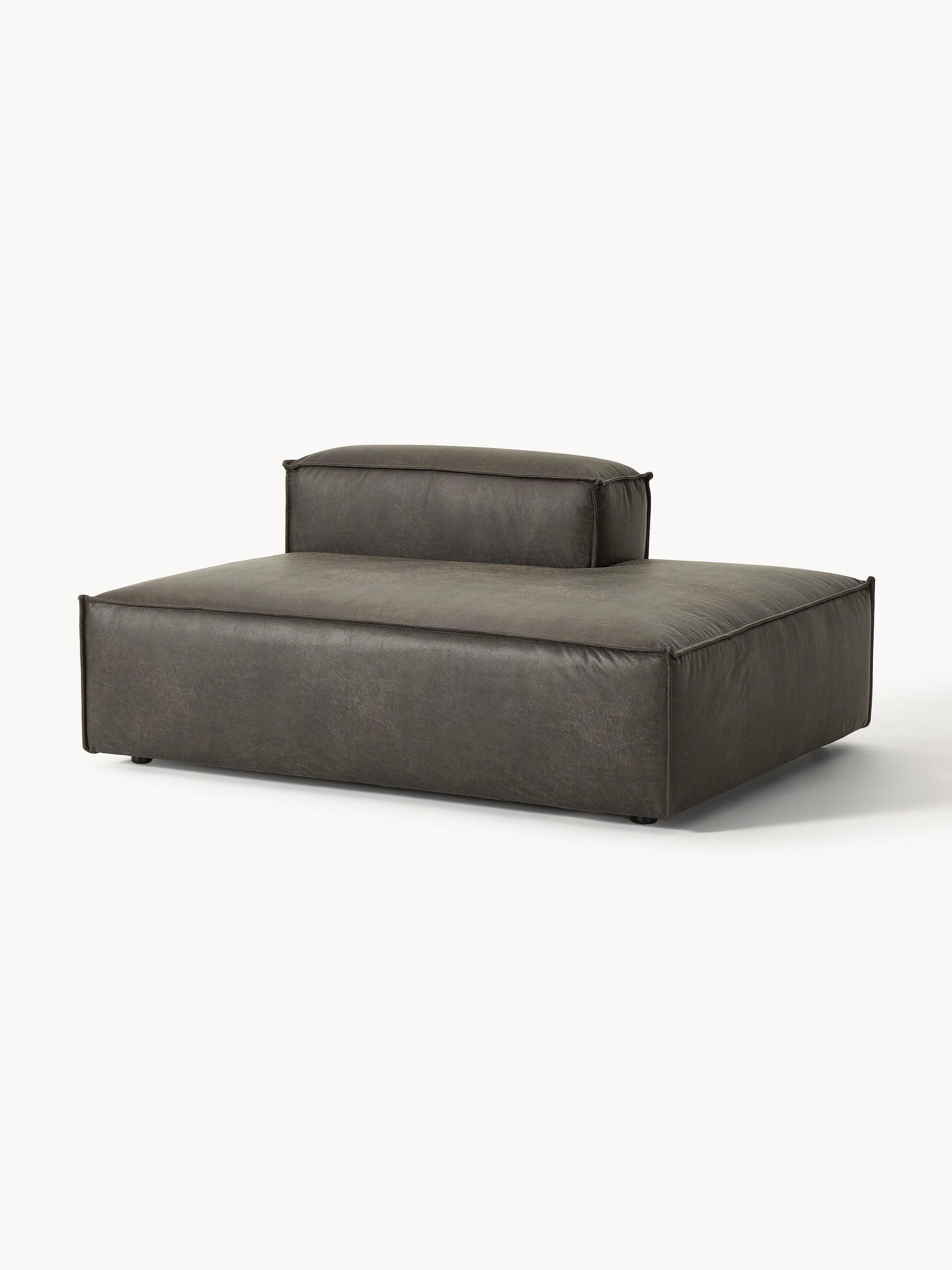 Lenzano Leather Ottoman Module