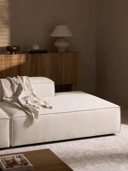 Lenzano Linen Blend Ottoman Module
