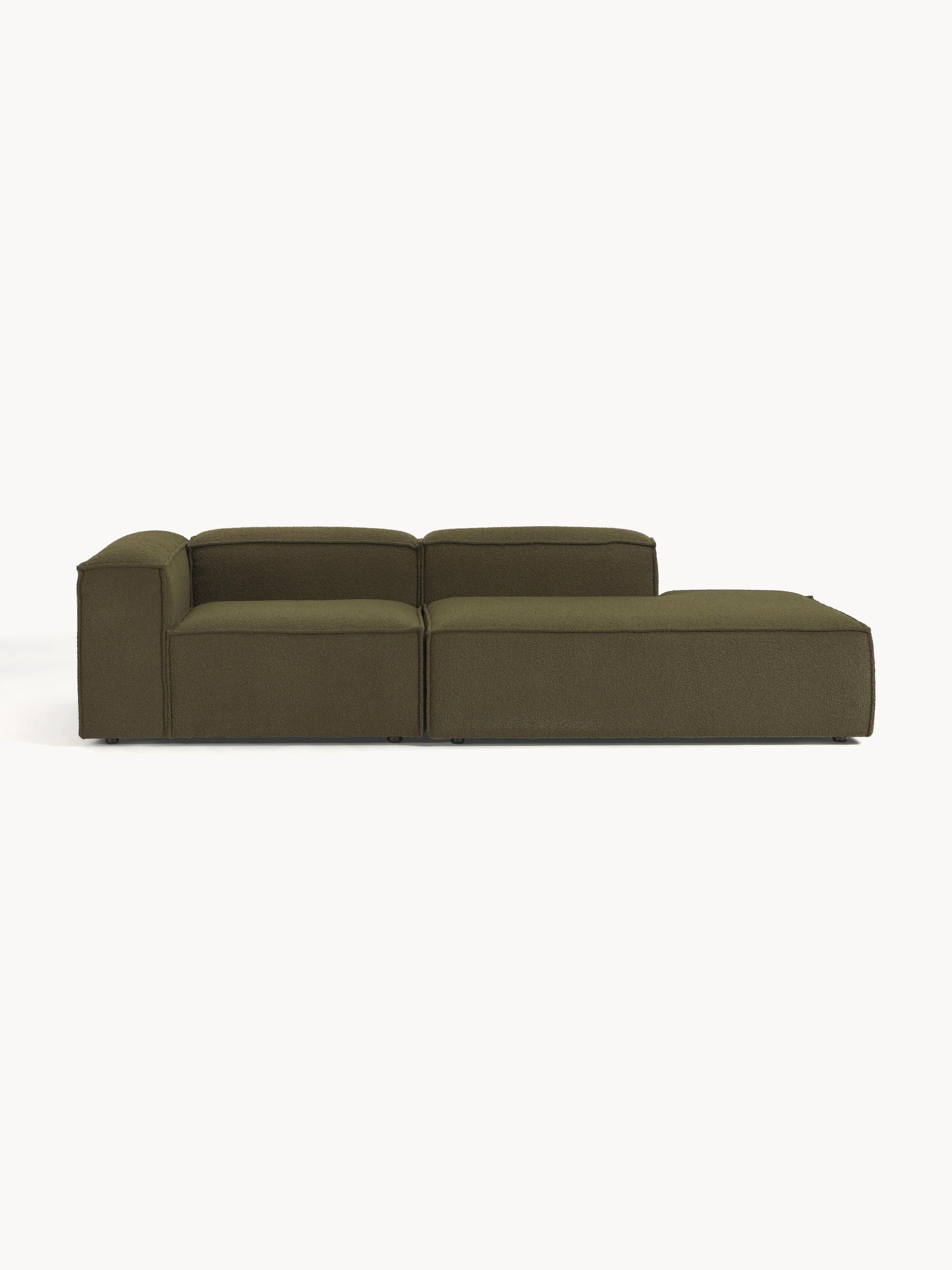 Lenzano Modular Bouclé Ottoman