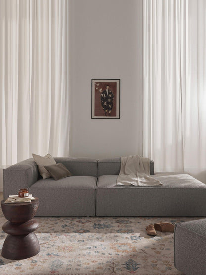 Lenzano Modular Bouclé Ottoman