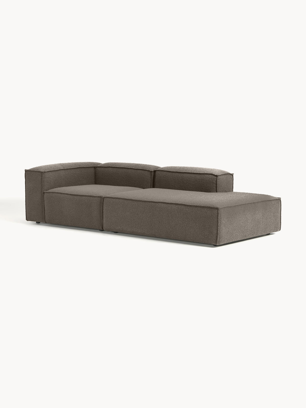 Lenzano Modular Bouclé Ottoman